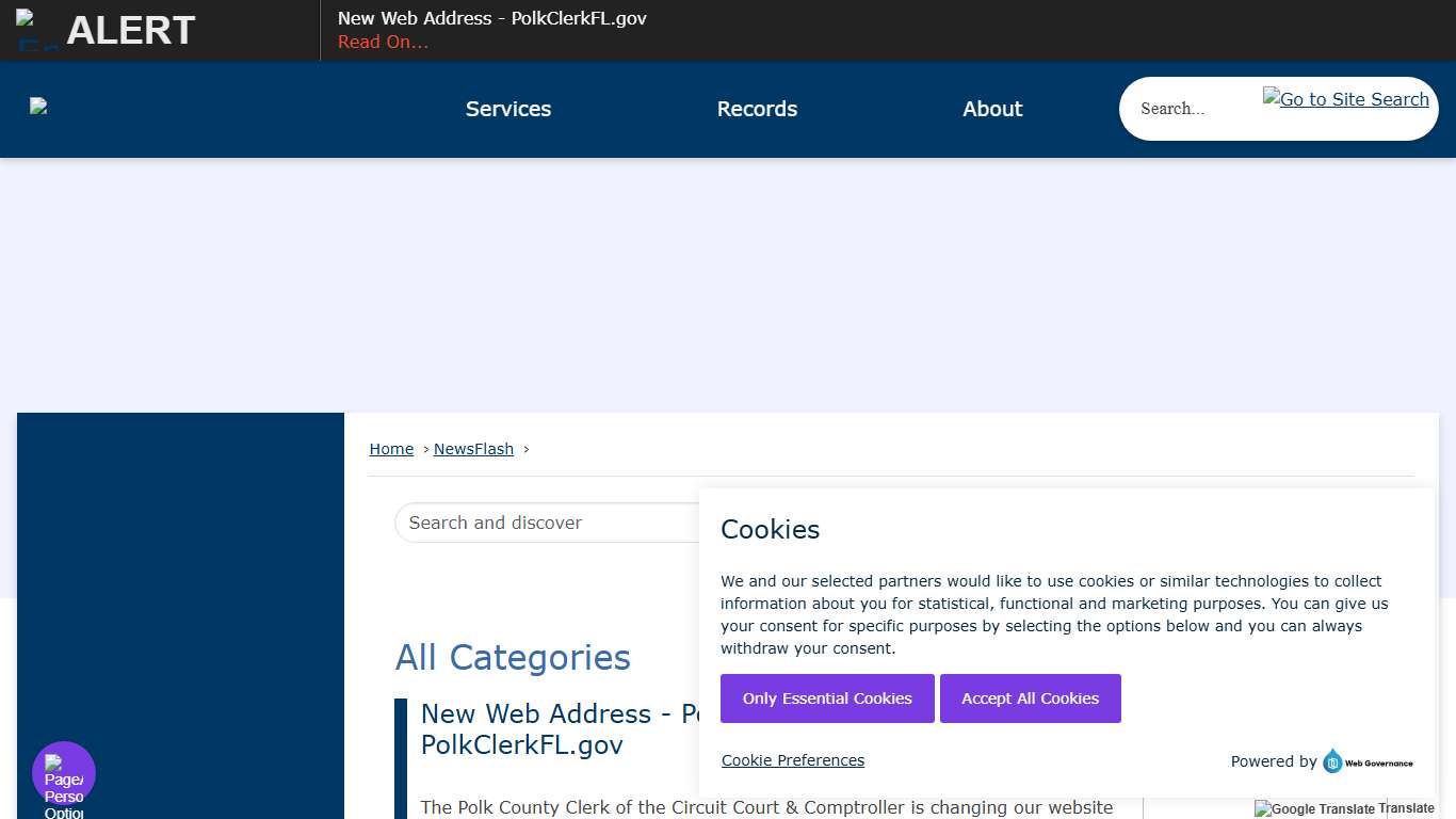 News Flash • Polk County Clerk, FL