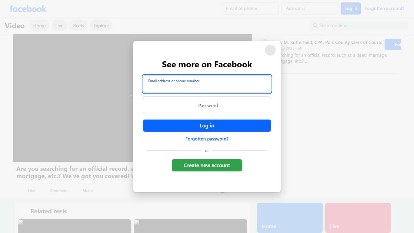 Are you searching for an official record, such as a deed, marriage license, mortgage, etc.? We've got you covered! Watch this short video and check out our user-friendly portal for easy access. Start today >>>> www.PolkCountyClerk.net/184 Stacy M. Butterfield, CPA, Polk County Clerk of Courts Facebook